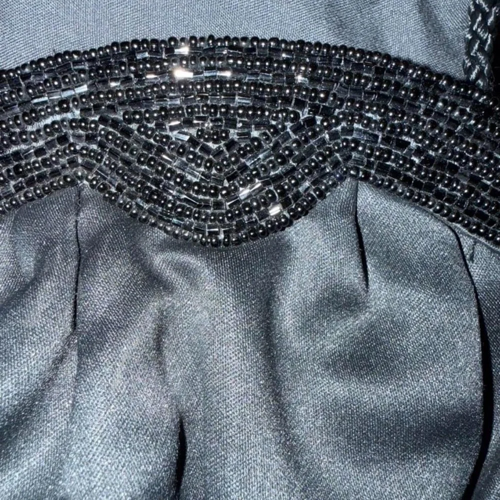 vintage La Regale black beaded evening bag